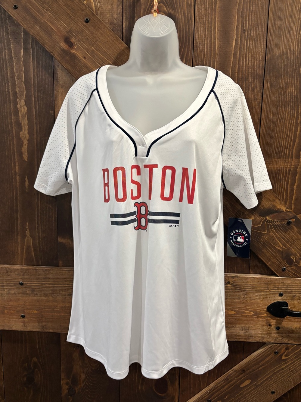 Majestic Womens MLB Boston Red Sox Shirt